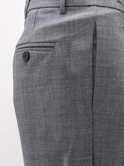 Virgin wool blend trousers thumbnail