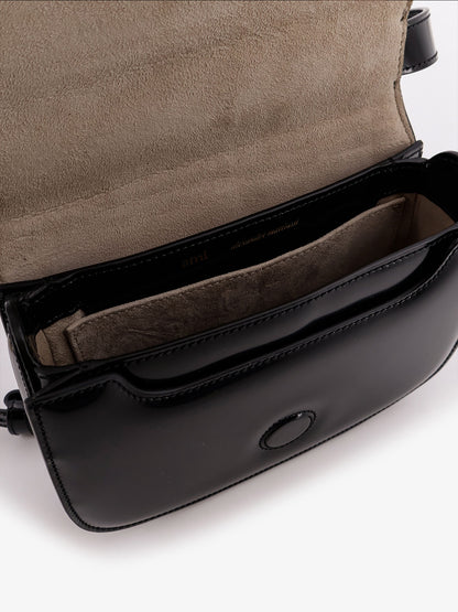 Leather crossbody bag with monogram logo thumbnail