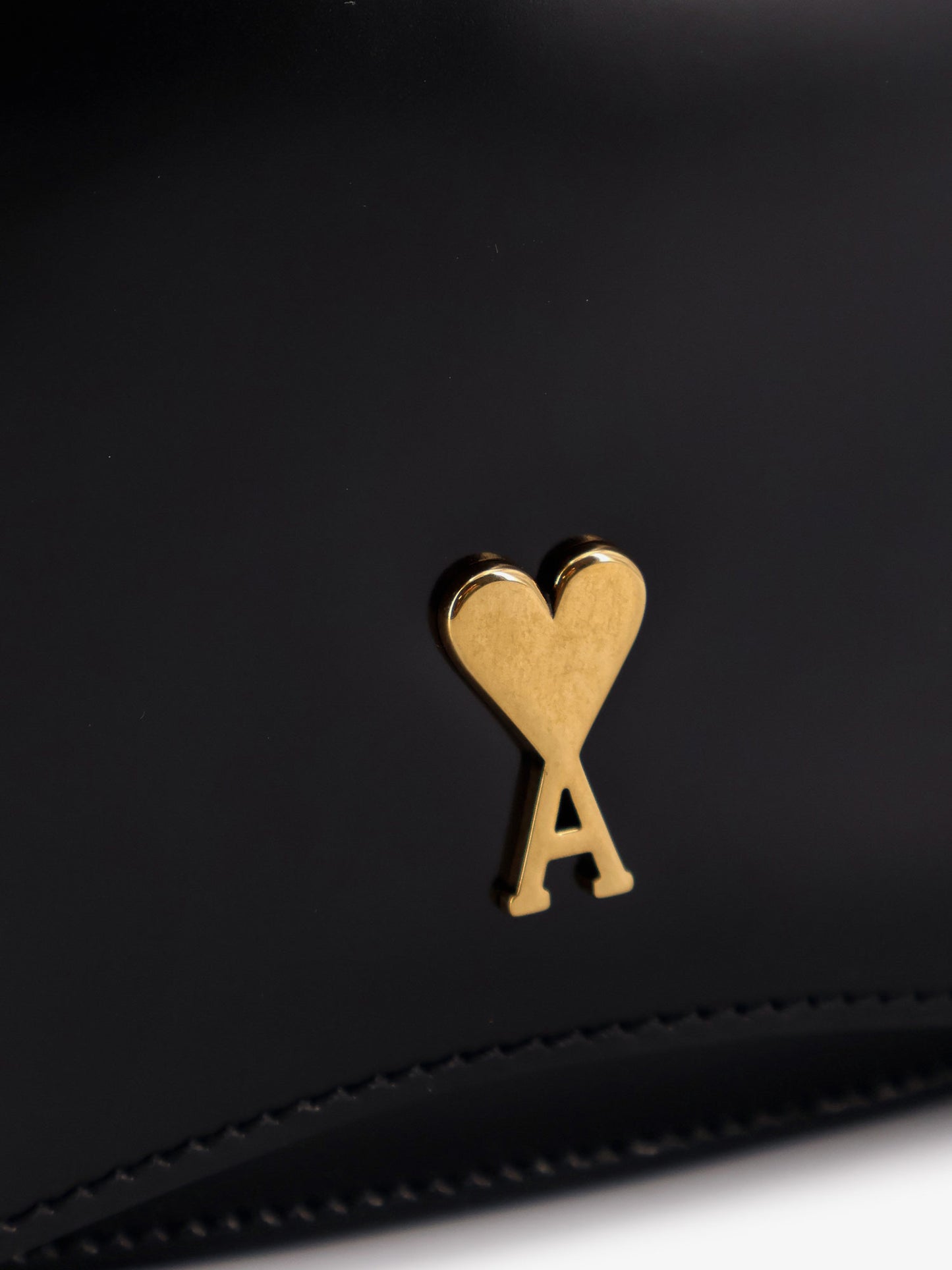 Leather crossbody bag with monogram logo