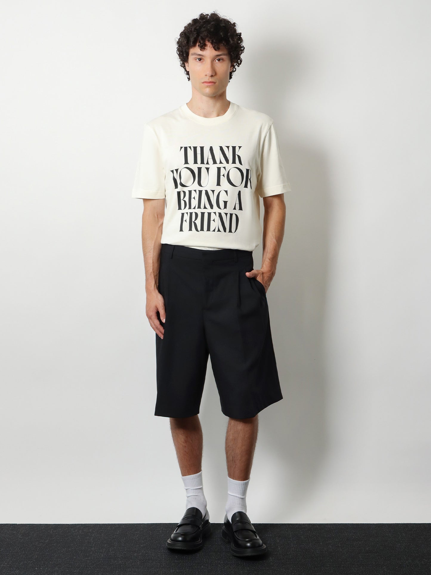 Cotton t-shirt with frontal print