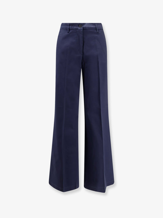 Stretch cotton trousers