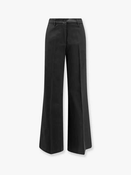 Stretch cotton trousers