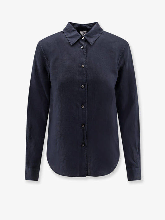 "Vissuto" linen shirt