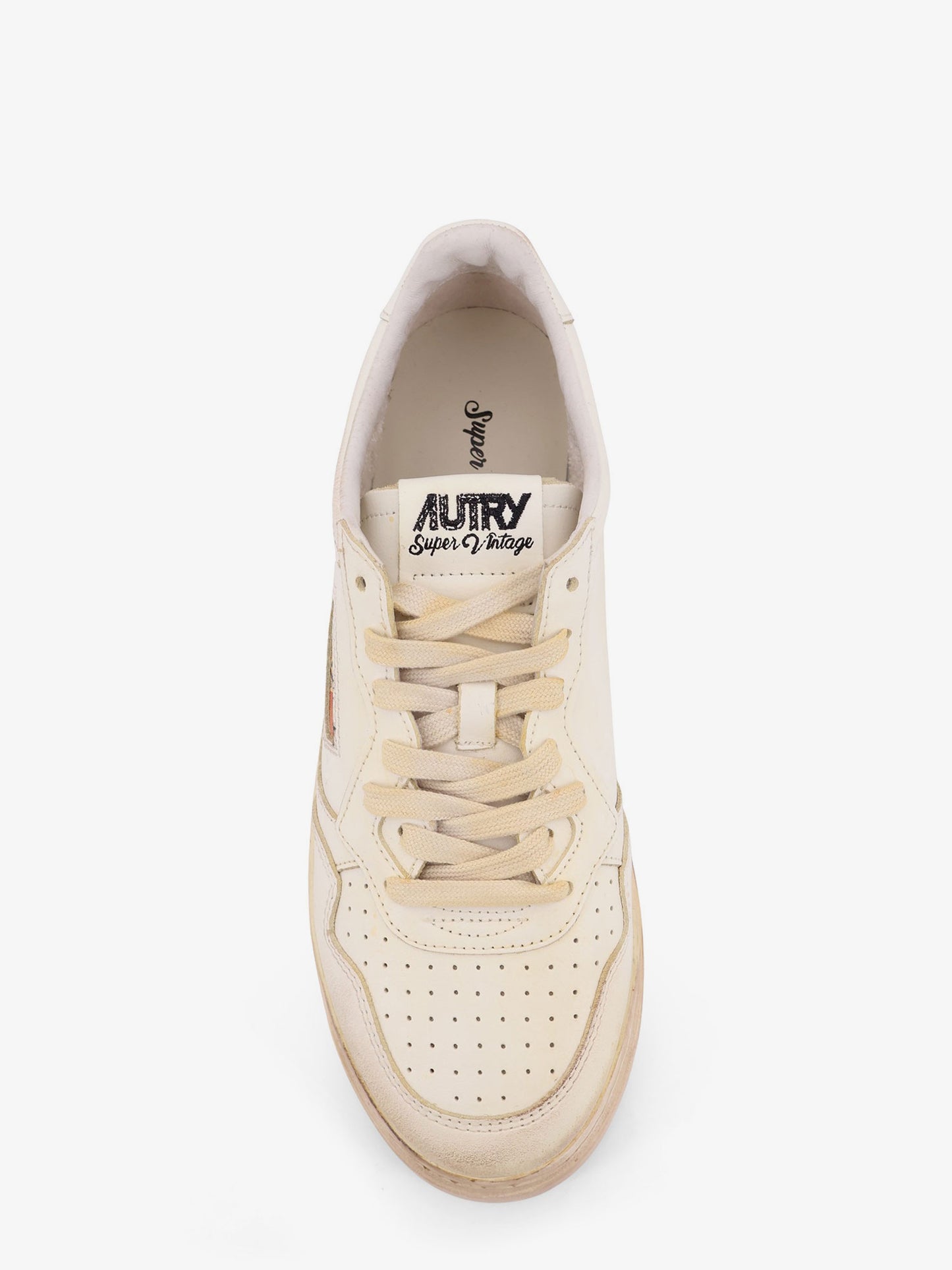 Sneakers Low-Top Super Vintage in pelle