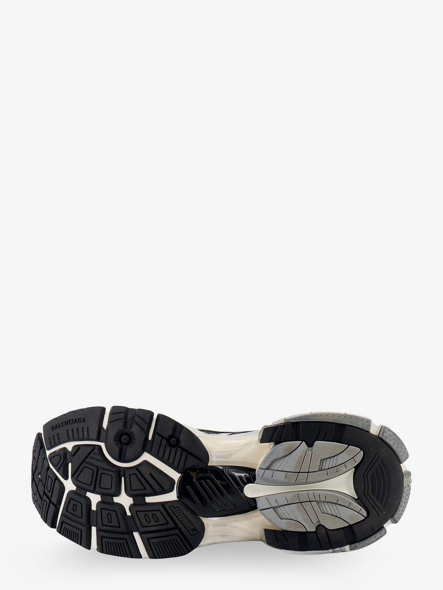 Runner nylon sneakers with contrasting inserts
