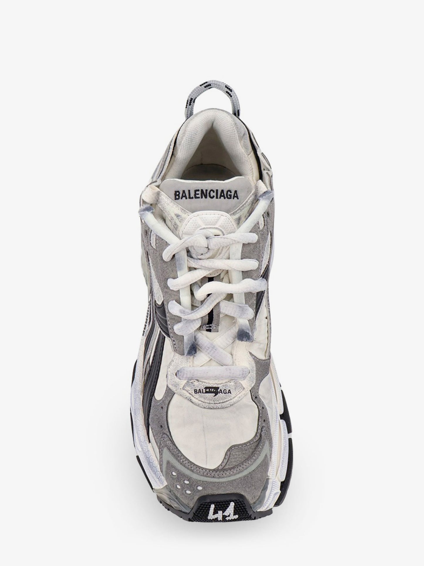 Runner nylon sneakers with contrasting inserts
