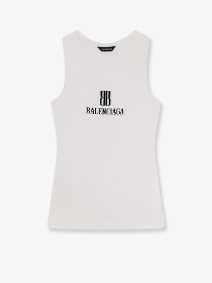 Ribbed viscose blend tank top thumbnail