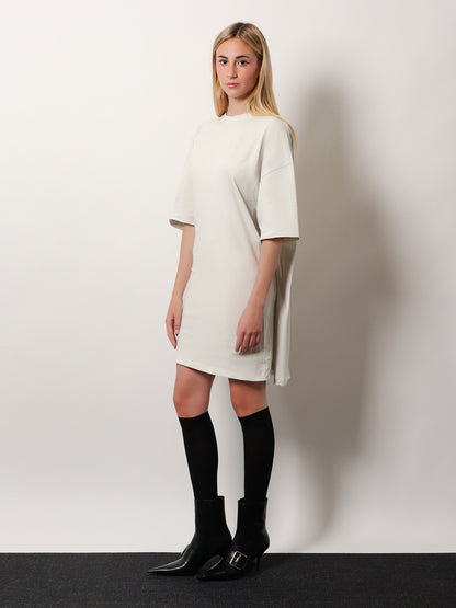 Vestito corto Semi Fitted in jersey di cotone thumbnail