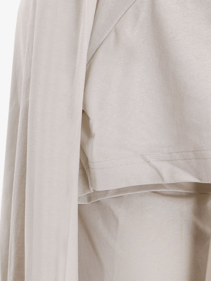 Vestito corto Semi Fitted in jersey di cotone thumbnail