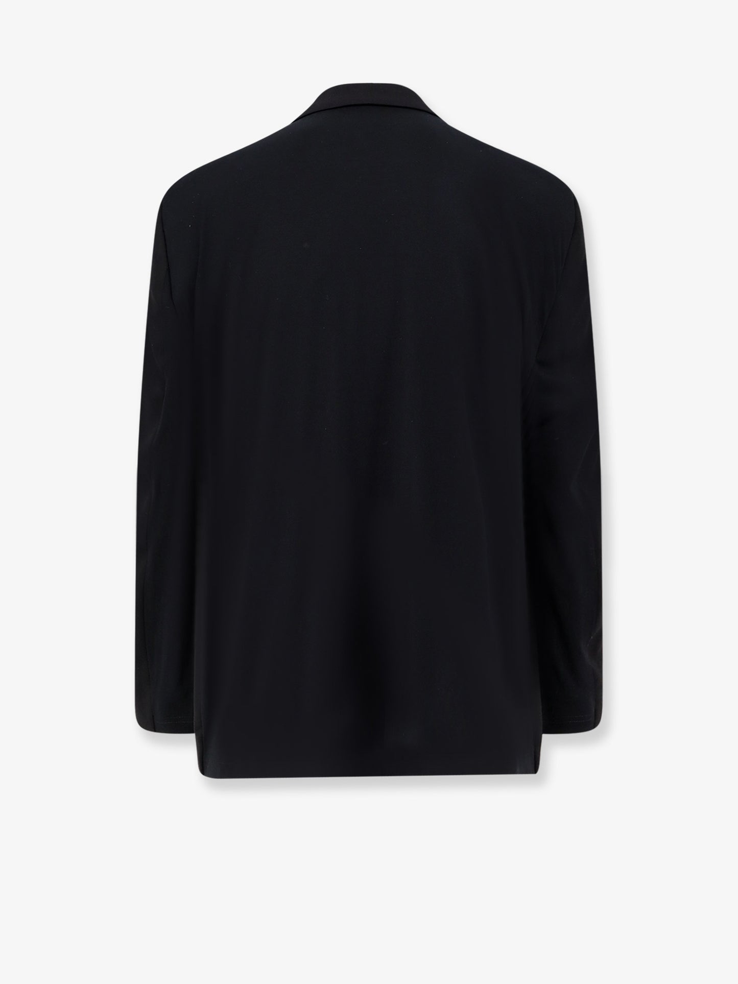 Wool blazer with modal insert