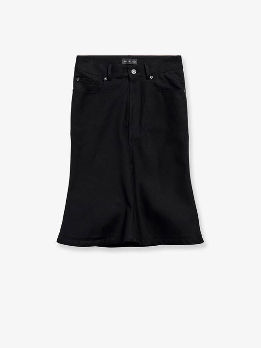 Cotton Midi Skirt