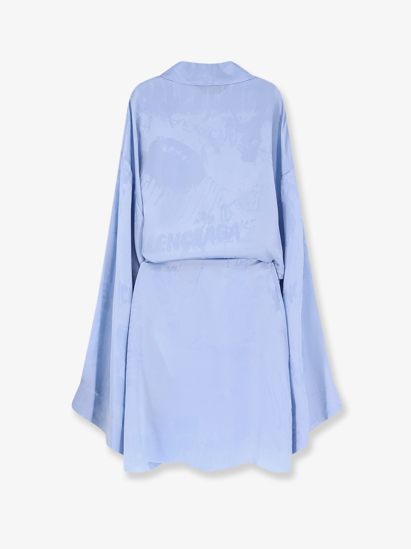 Wrap silk mini dress