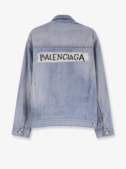 Washed out denim jacket thumbnail