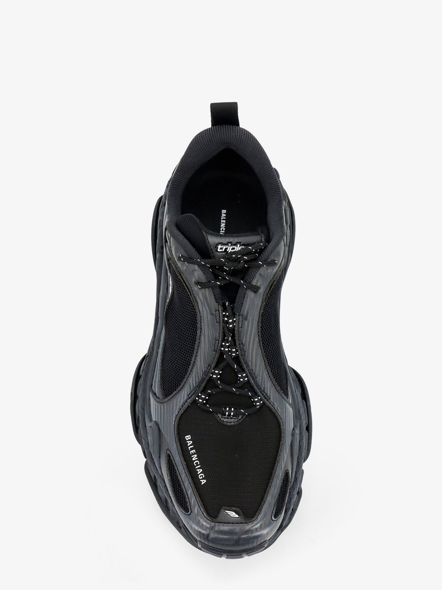 Sneakers Triple S.2 Gradient in mesh con inserti in nylon effetto used