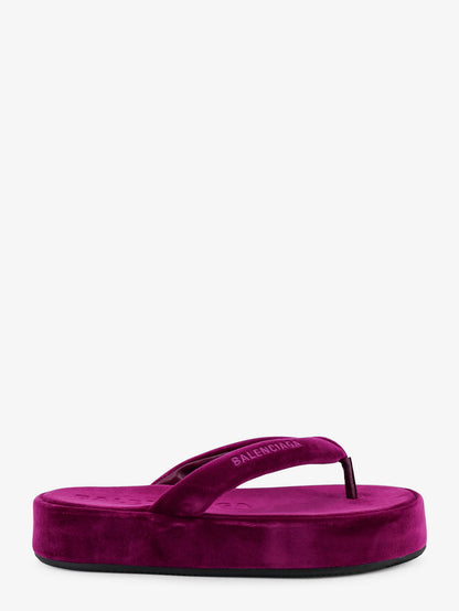 Jet Lag Stretch Velvet Sandals thumbnail