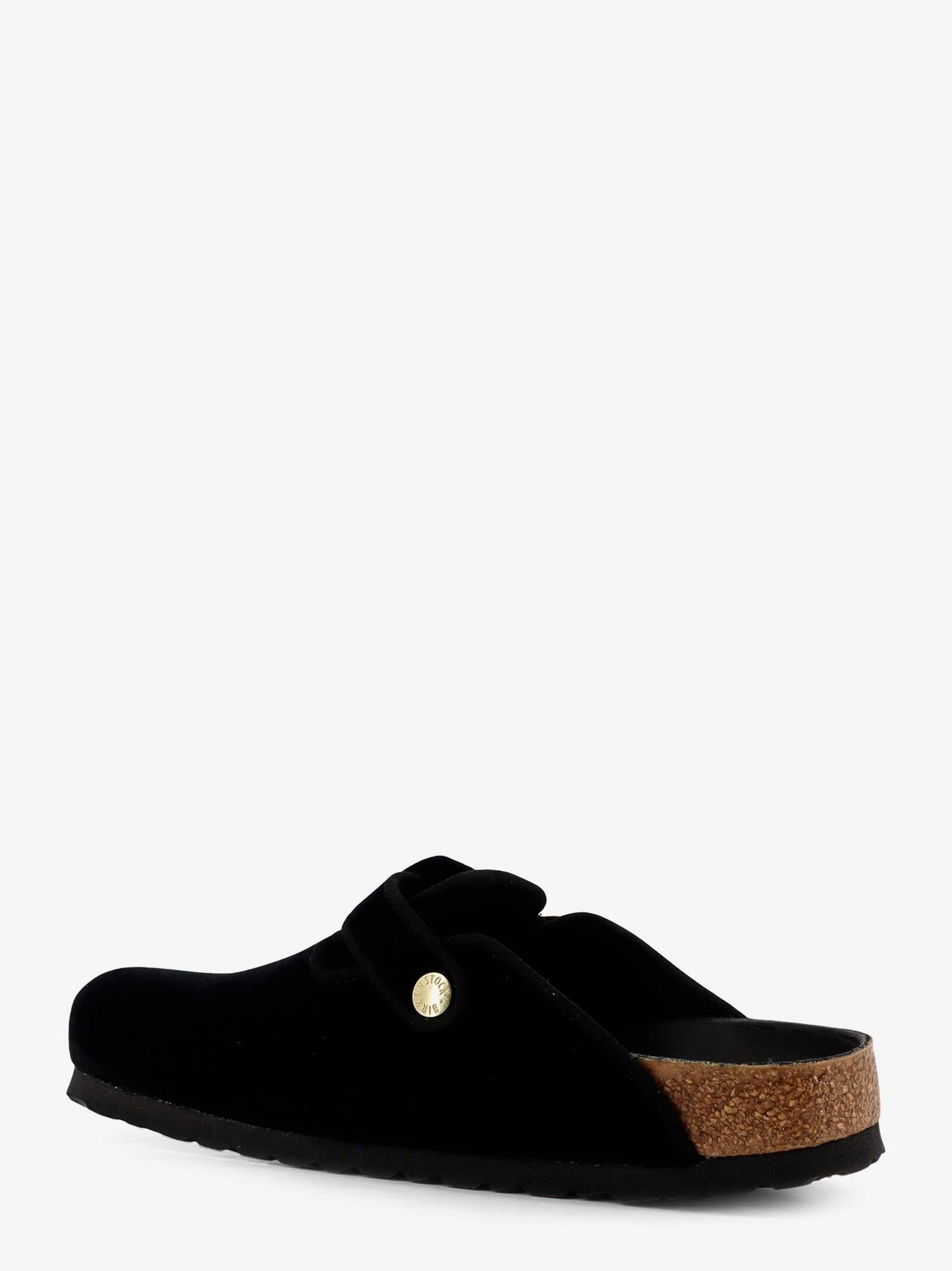 Boston Big Buckle Piping Rivet Logo mule