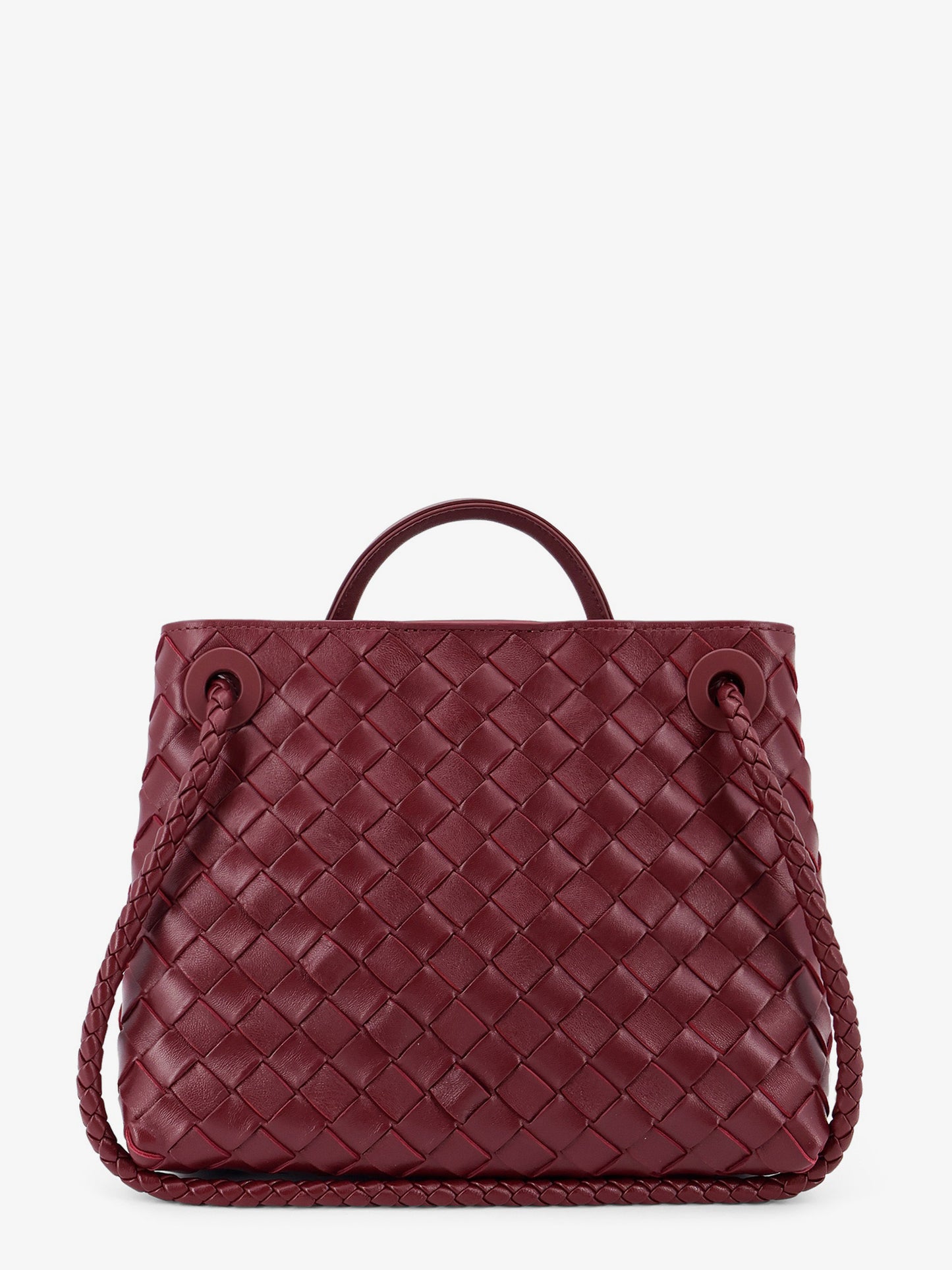 Andiamo Small leather crossbody bag with Intrecciato motif