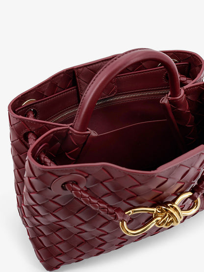 Andiamo Small leather crossbody bag with Intrecciato motif thumbnail