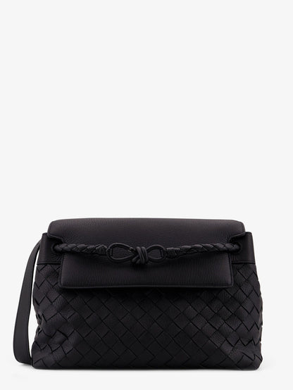Borsa a tracolla Andiamo in pelle con motivo Intrecciato thumbnail