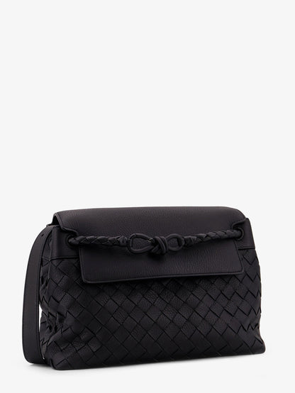 Borsa a tracolla Andiamo in pelle con motivo Intrecciato thumbnail