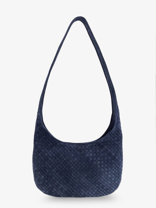 Veneto suede crossbody bag with Intrecciato motif