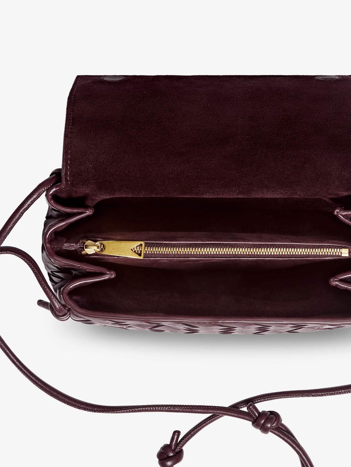 Notturno clutch bag with leather crossbody bag