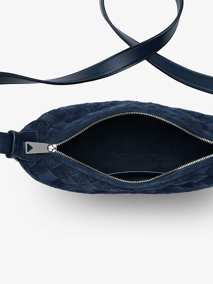 Borsa a tracolla Traveler in suede thumbnail