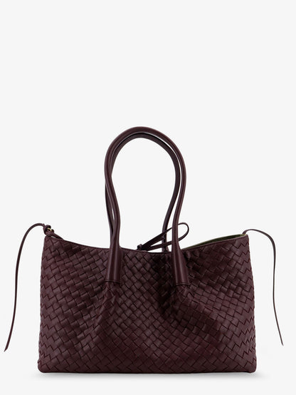Pinacoteca leather handbag with Intrecciato motif thumbnail