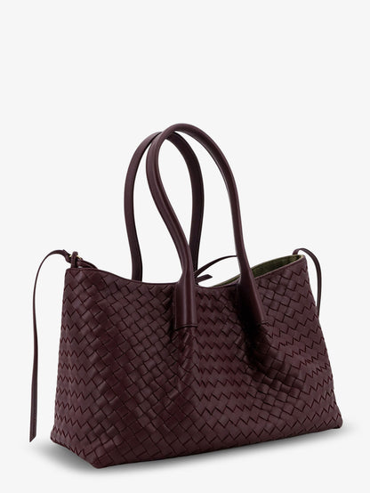 Pinacoteca leather handbag with Intrecciato motif thumbnail