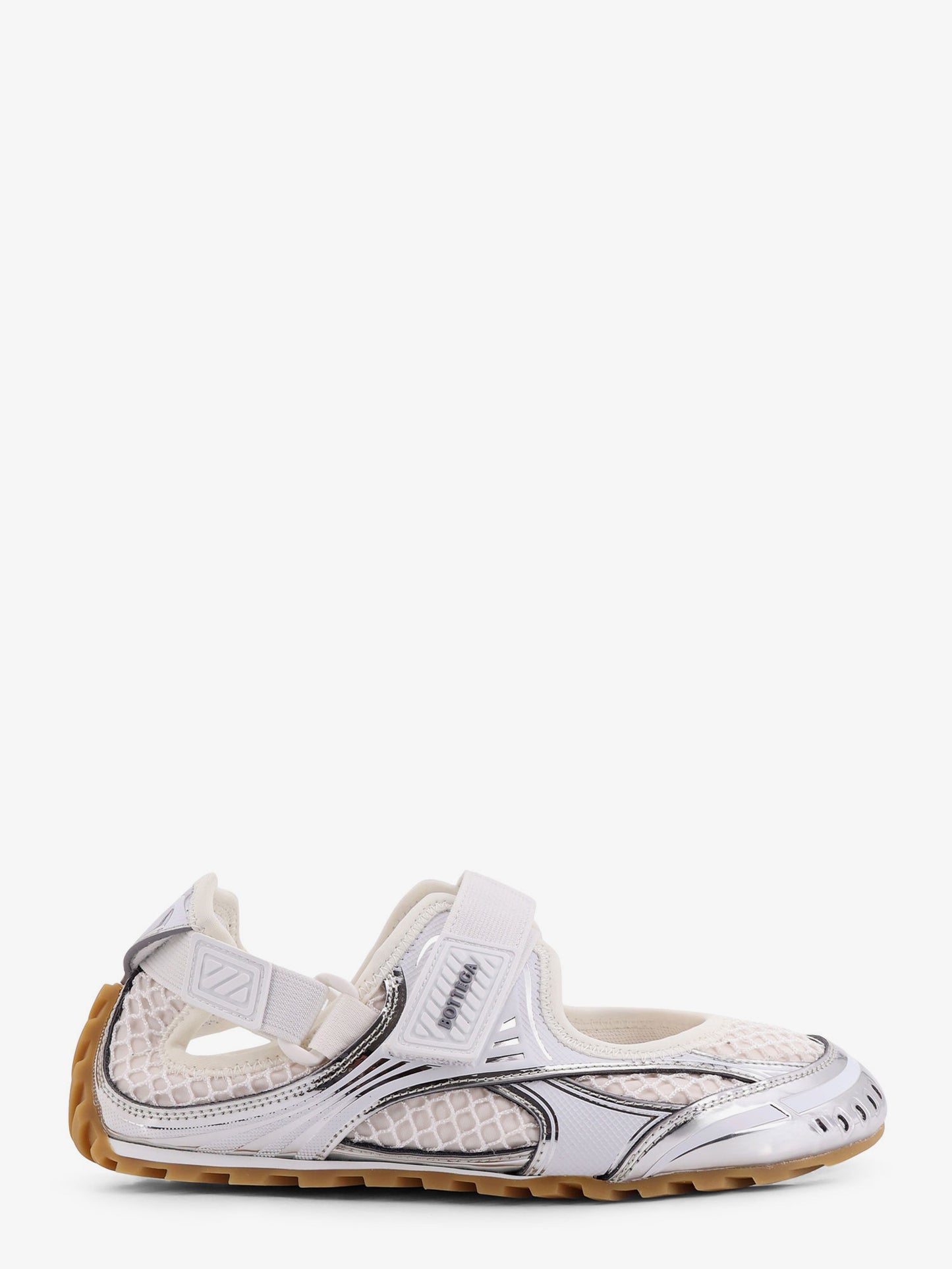 Sneakers Mary-Jane in tessuto tecnico e mesh