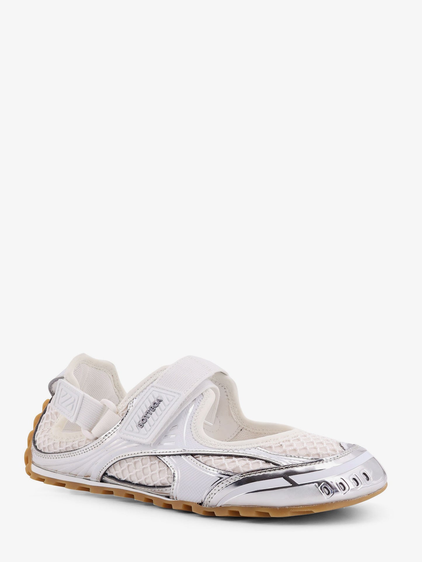 Sneakers Mary-Jane in tessuto tecnico e mesh