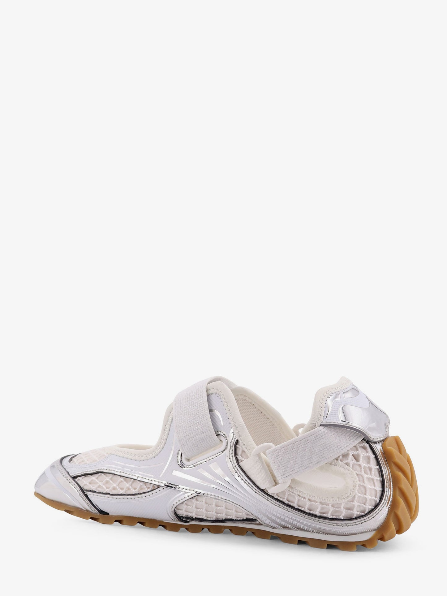 Sneakers Mary-Jane in tessuto tecnico e mesh