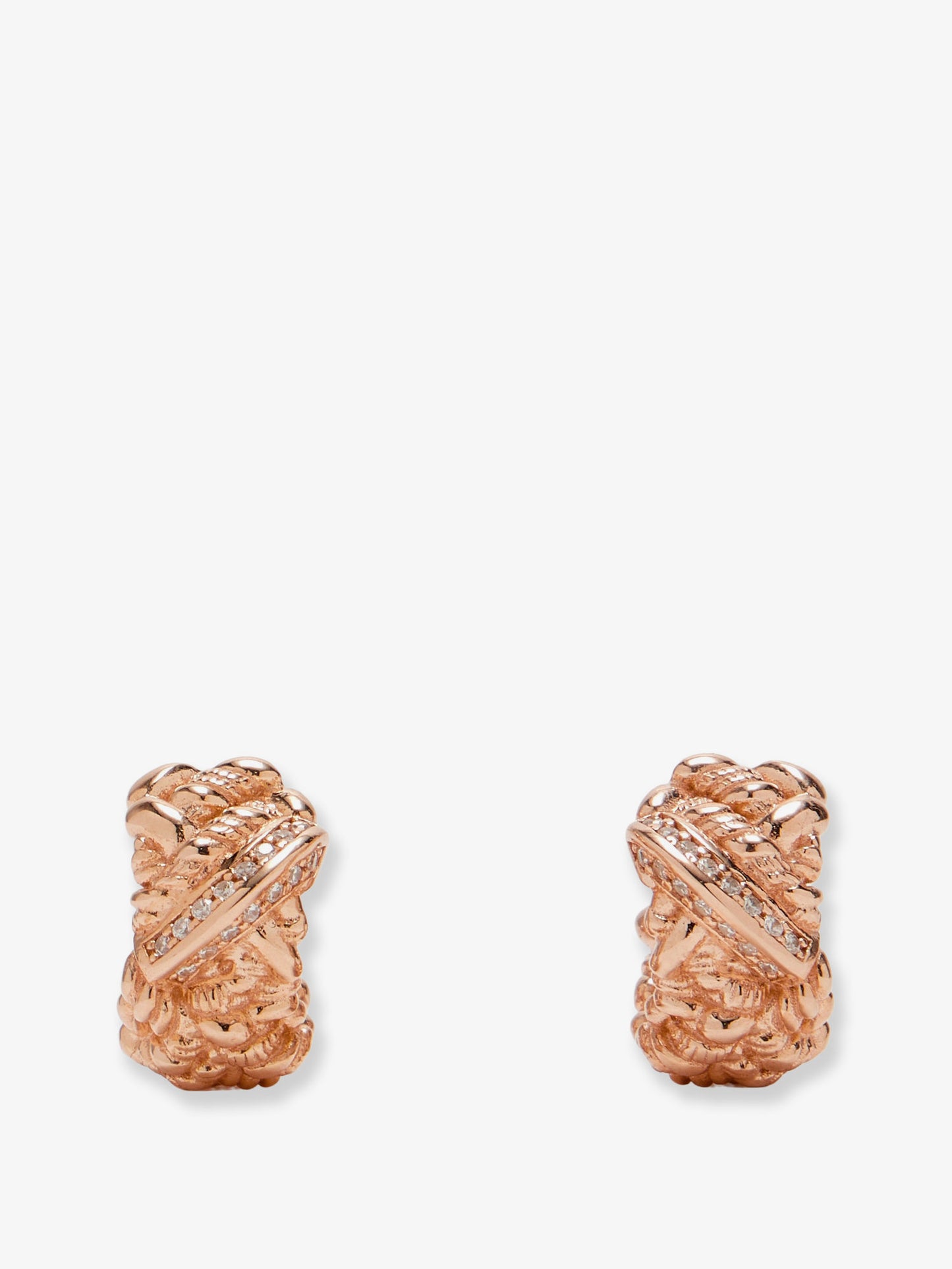 Orecchini in ottone con finiture dorate