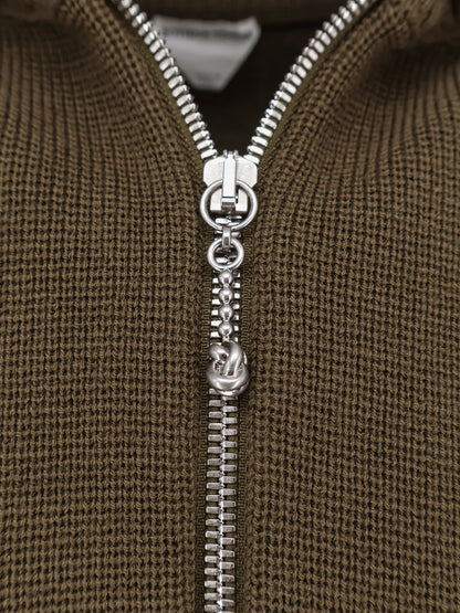 Wool and cotton cardigan thumbnail