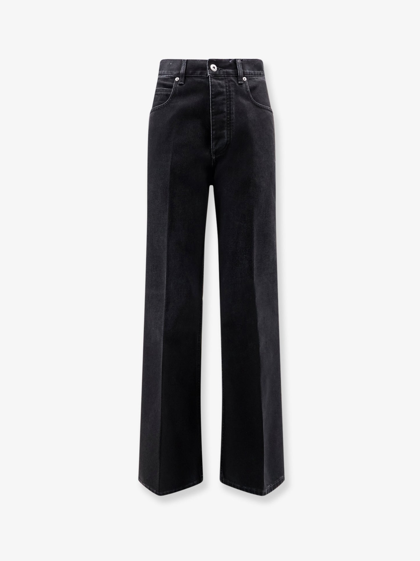 Black denim trousers