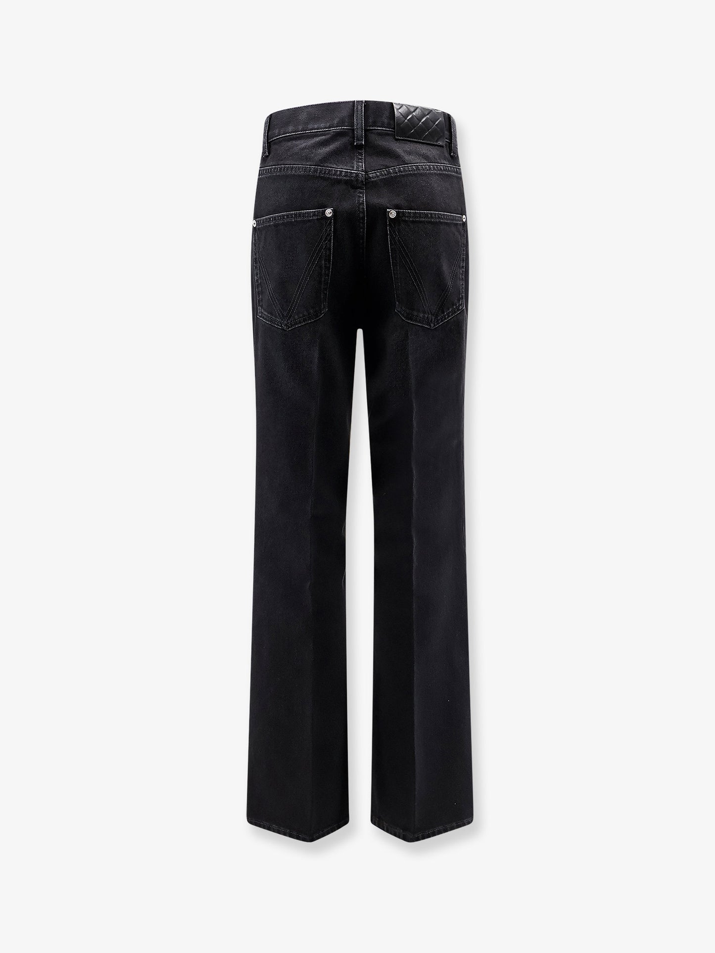 Black denim trousers
