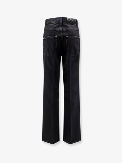 Black denim trousers thumbnail