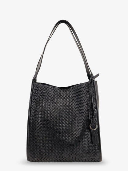 Corriere leather shoulder bag with Intrecciato pattern thumbnail