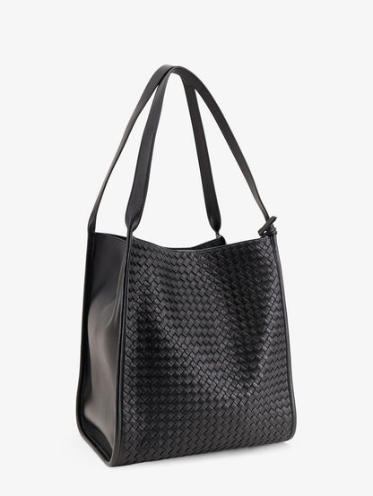 Corriere leather shoulder bag with Intrecciato pattern thumbnail