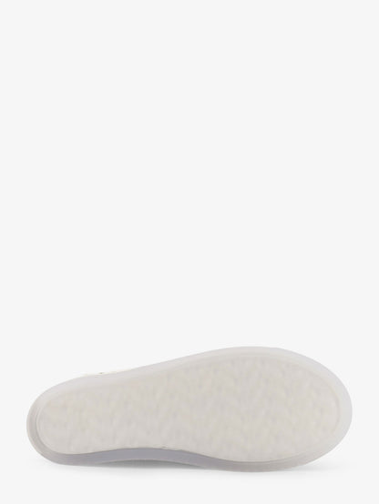 Serena leather sneakers with woven effect thumbnail