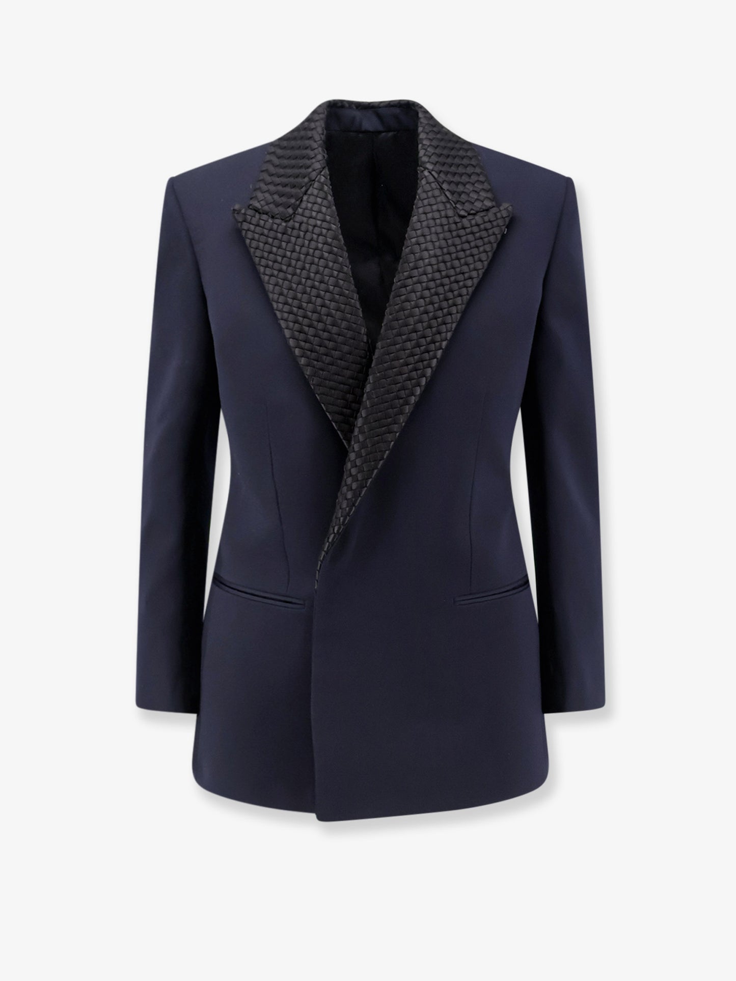 Blazer in lana con dettaglio Intrecciato