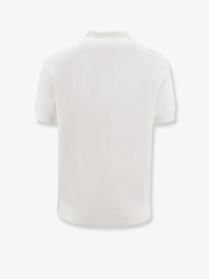 Cotton and silk blend polo thumbnail