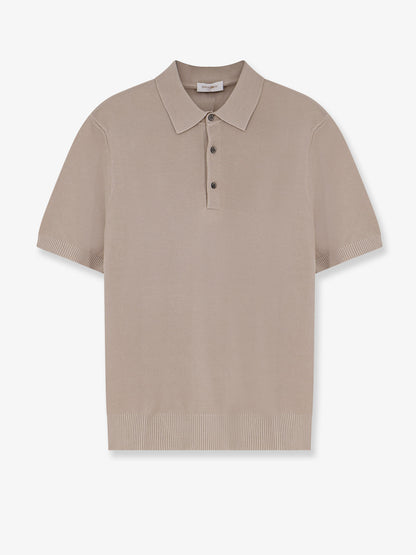 Cotton and silk blend polo shirt thumbnail