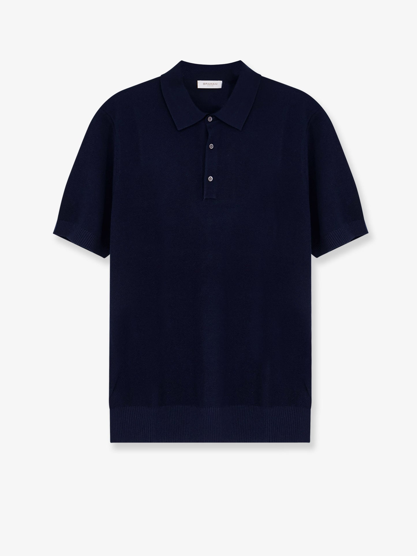 Polo in misto cotone e seta