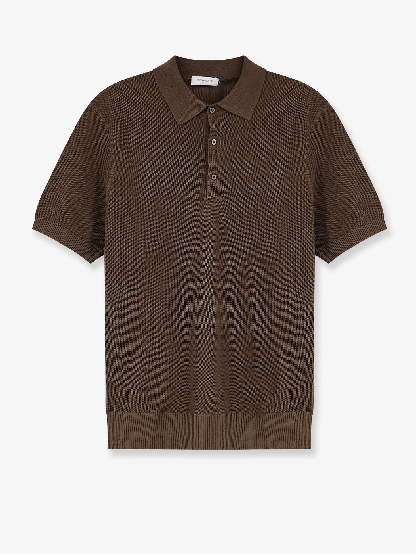 Polo in misto cotone e seta