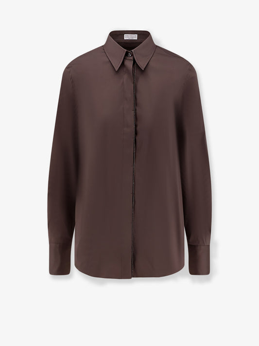 Cotton blend shirt
