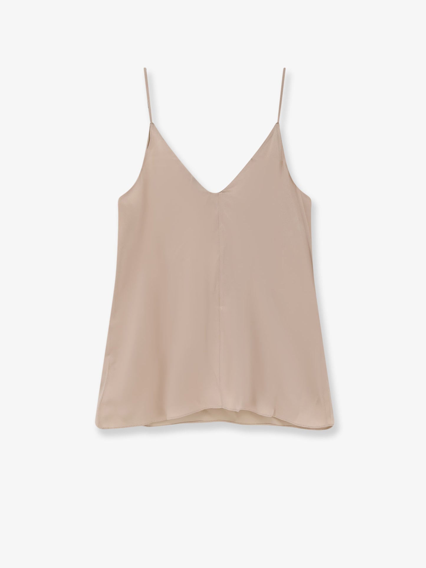 Stretch silk top