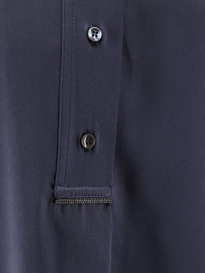 Silk shirt with Monili detail thumbnail