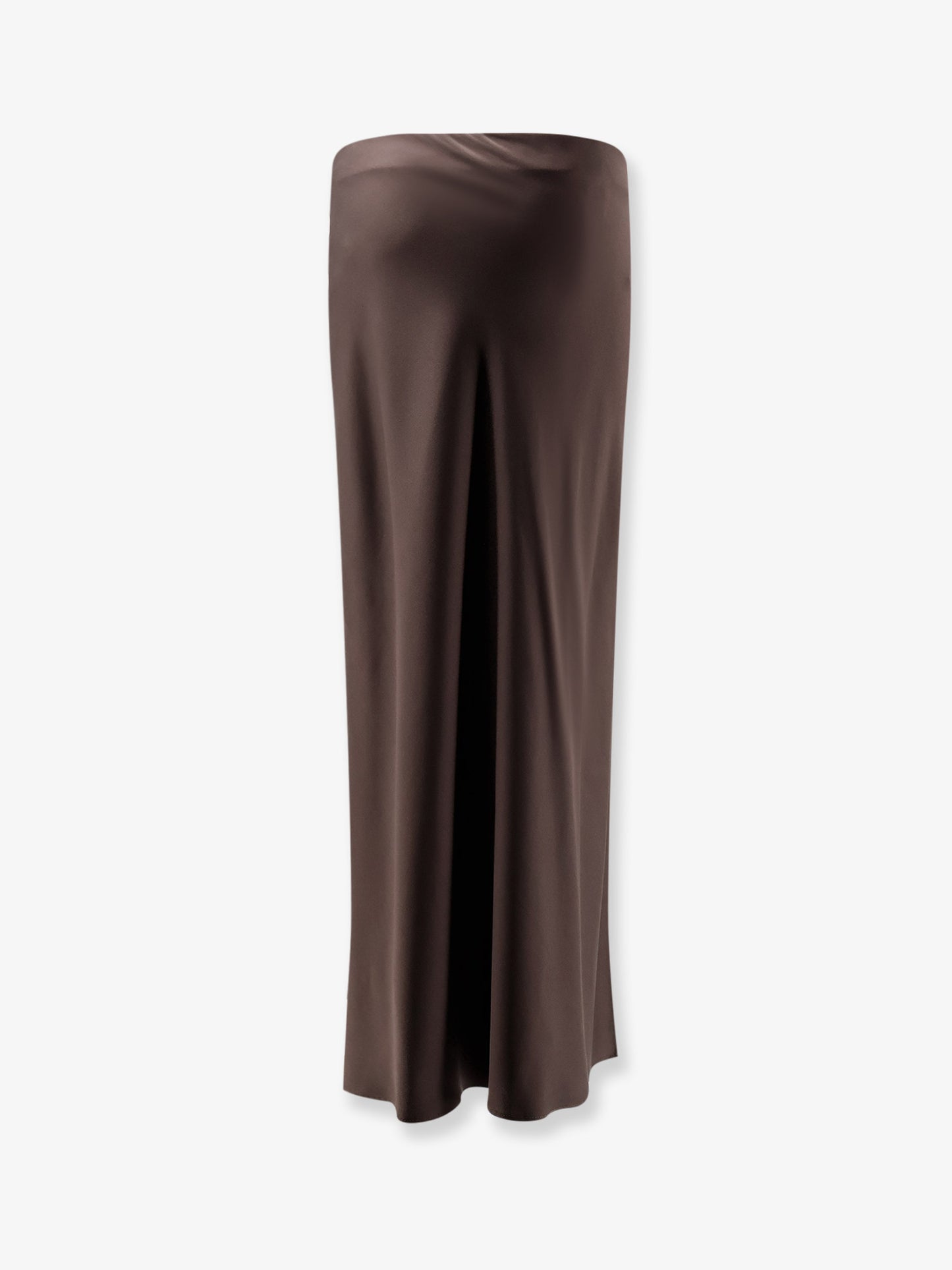 Satin long skirt