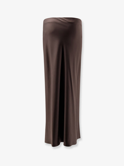 Satin long skirt thumbnail